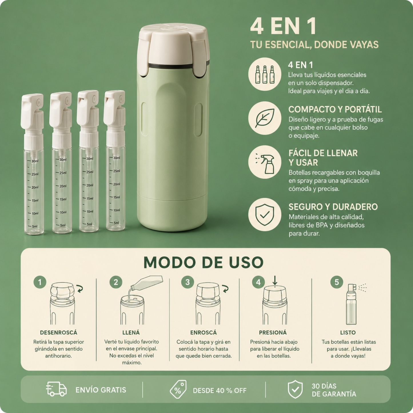 AirPack® - Dispenser 4 en 1